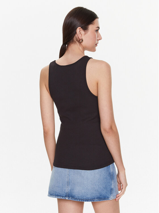 Pepe Jeans Pepe Jeans Marškinėliai Ozella PL505474 Juoda Regular Fit