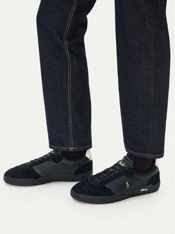 Polo Ralph Lauren Sneakersy Polo Ralph Lauren 809P07526001 Czarny