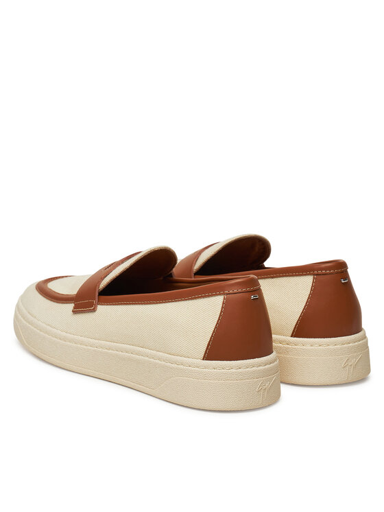 Giuseppe Zanotti Mokasíny Giuseppe Zanotti RM50025 Écru