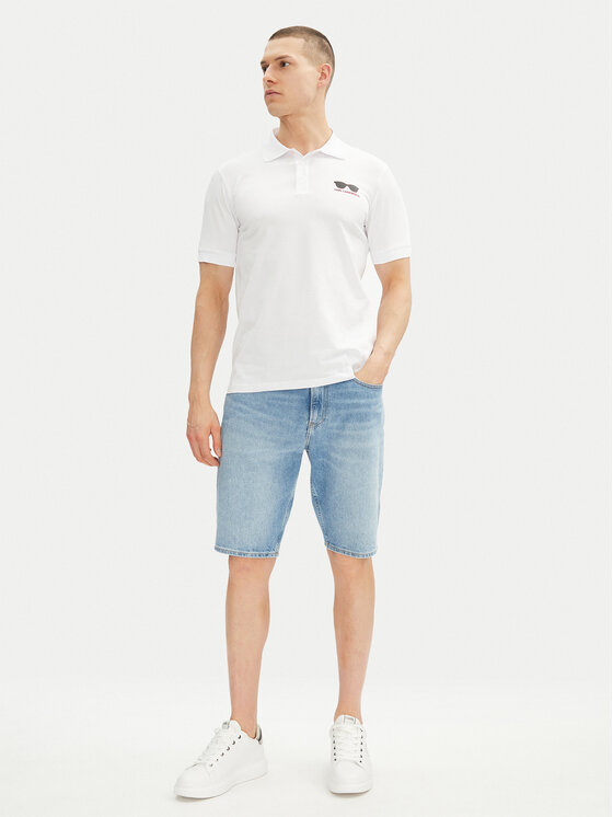 KARL LAGERFELD KARL LAGERFELD Polo 745400 552235 Blanco Slim Fit