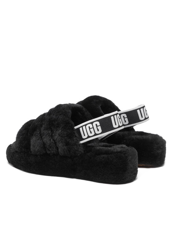 Ugg Тапочки Ugg W Fluff Yeah Slide 1095119 Чорний