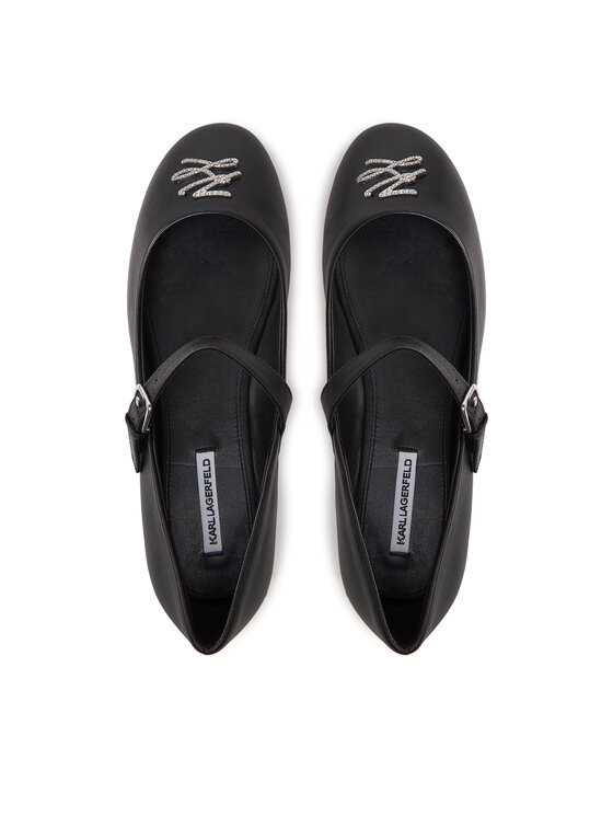 KARL LAGERFELD Балетки KARL LAGERFELD Karo KL40121S Чорний