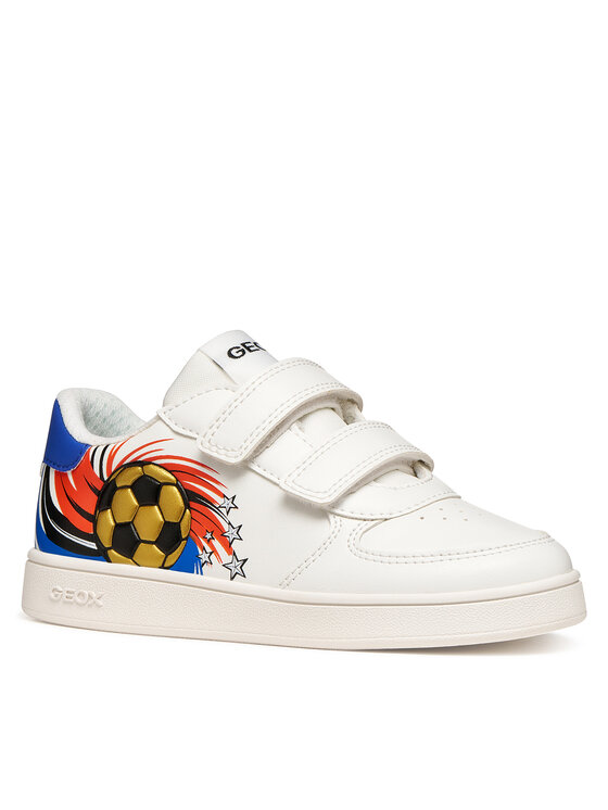 Geox Tenisice Geox J Eclyper Boy J65LSD 0FU54 C0293 S Bijela