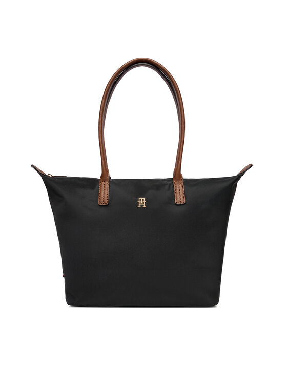 Tommy Hilfiger Τσάντα Tommy Hilfiger Popette Tote AW0AW17711 Μαύρο