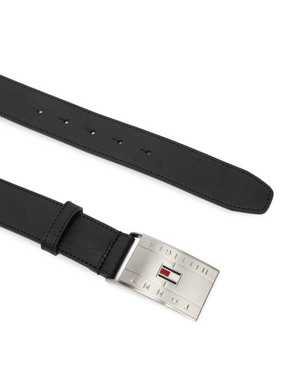 Tommy Hilfiger Diržas Tommy Hilfiger Th Flag Plaque Belt AM0AM14322 Juoda