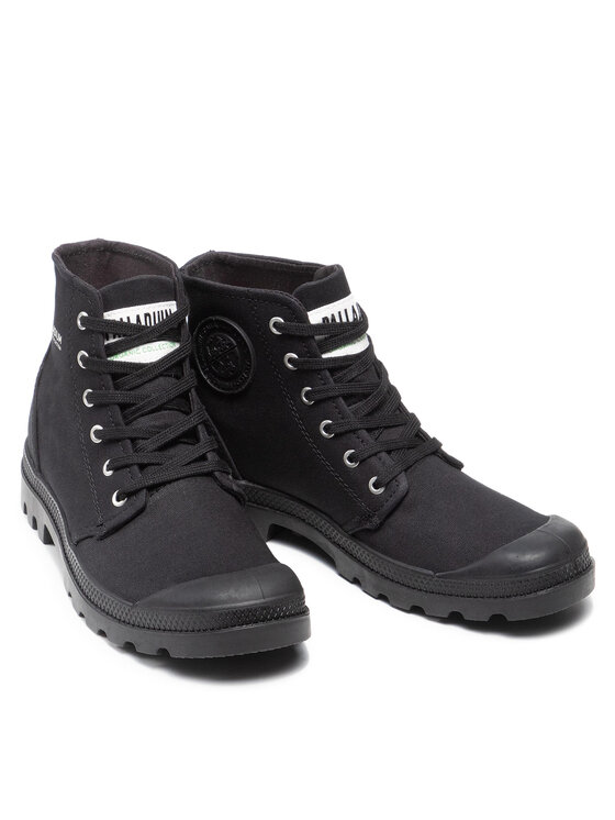 Palladium Trapper stila apavi Palladium Pampa Hi Organic II 77100-008-M Melns