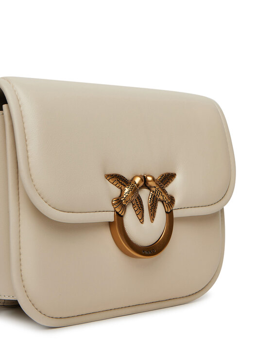 PINKO Kabelka PINKO Love Box Bag Fl Mini 104297 A26L Écru