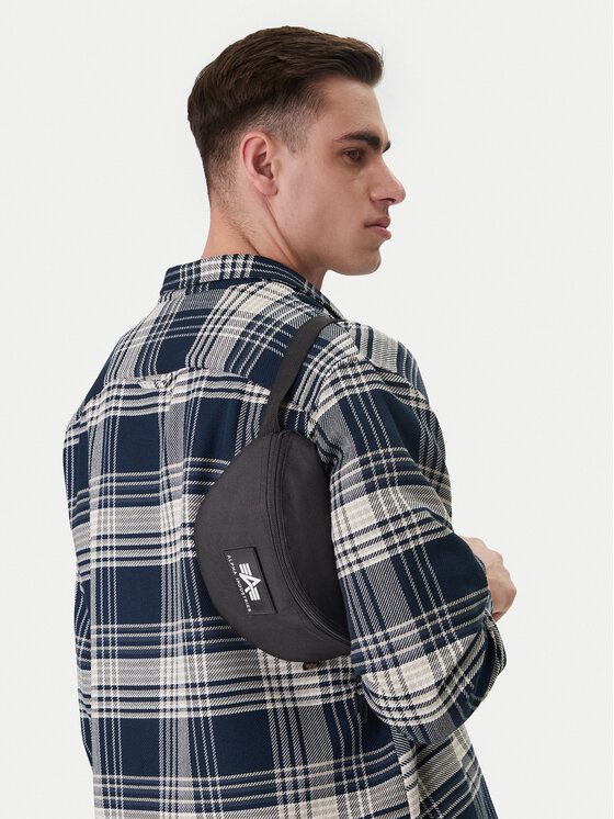 Alpha Industries Сумка на пояс﻿ Alpha Industries Rubber Print Waistbag 198912 Чорний