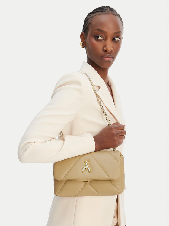 Patrizia Pepe Ročna torba Patrizia Pepe CB0084/L006-B862 Bež