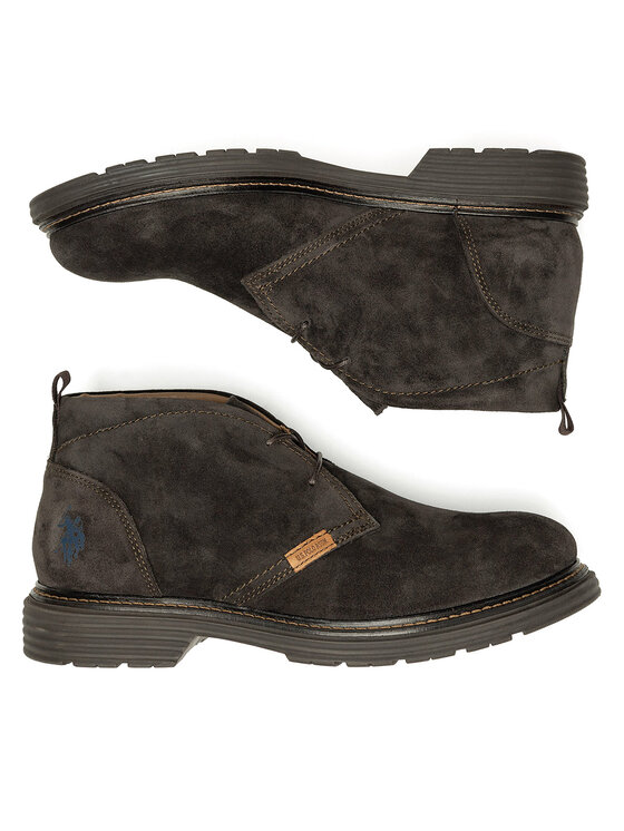 U.S. Polo Assn. Gležnjače U.S. Polo Assn. LORENZ002M/DS1 Smeđa