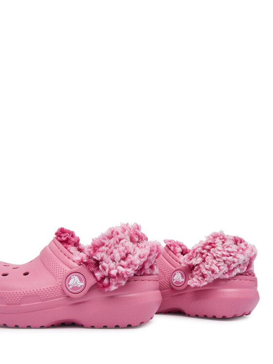 Crocs Nazouváky Crocs Classic Fleece Lined Clog T 212857 Růžová
