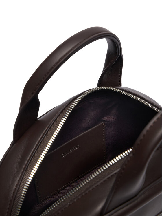 Calvin Klein Дамска чанта Calvin Klein Bold Ck Dome Crossbody LV04F3895G Тъмнокафяв