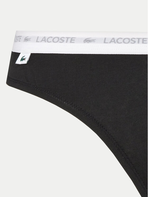 Lacoste Lacoste Комплект трусиків 8F1338 Чорний