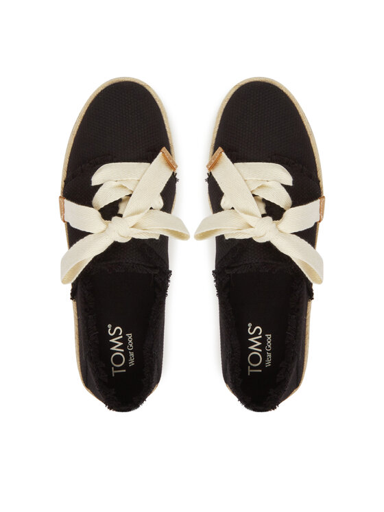 Toms Еспадрильї Toms Carolina 10021856 Чорний