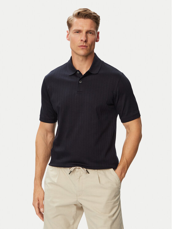 Bugatti Bugatti Polo 8150-15105E Azul marino Regular Fit