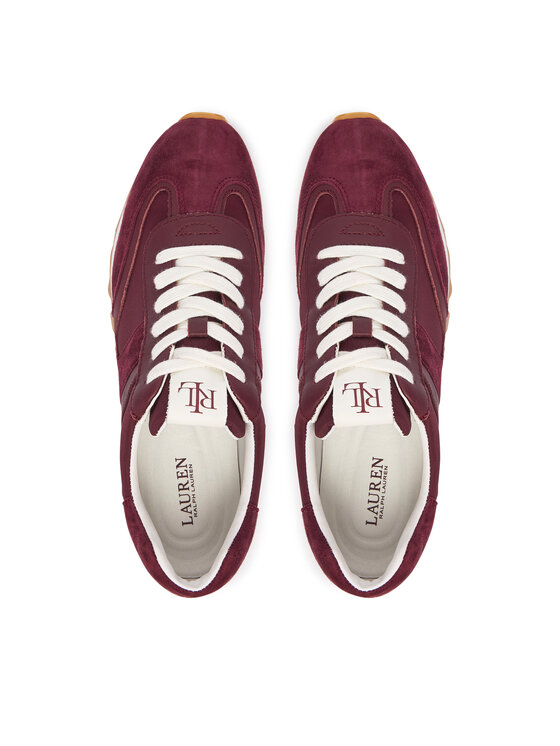 LAUREN RALPH LAUREN Sneakersy LAUREN RALPH LAUREN Dani 802P04672007 Bordó