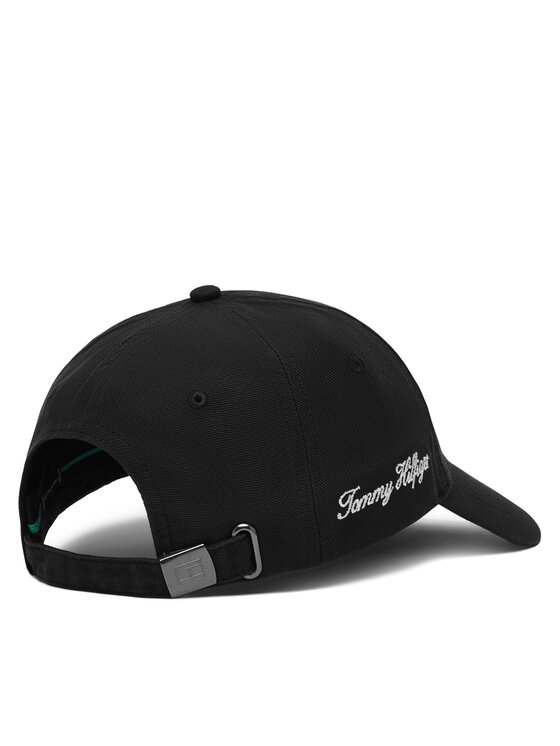 Tommy Hilfiger Kšiltovka Tommy Hilfiger Logo Embroidery Baseball Cap AM0AM14120 Černá