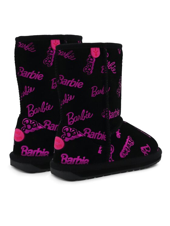 EMU Australia Cizme de zăpadă EMU Australia Barbie Wallaby Print Lo K12904 Negru