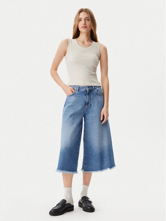 Tommy Jeans Tommy Jeans Τοπ DW0DW21369 Μπεζ Slim Fit