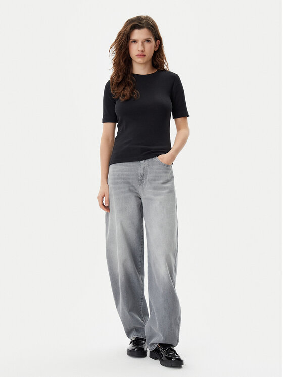 Gap Gap Футболка 679172-00 Чорний Stretch Fit