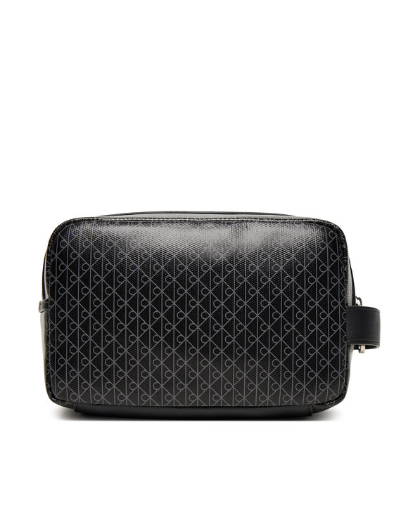 Calvin Klein Kosmetyczka Calvin Klein Coated Dopp Kit LV04D1082G Czarny