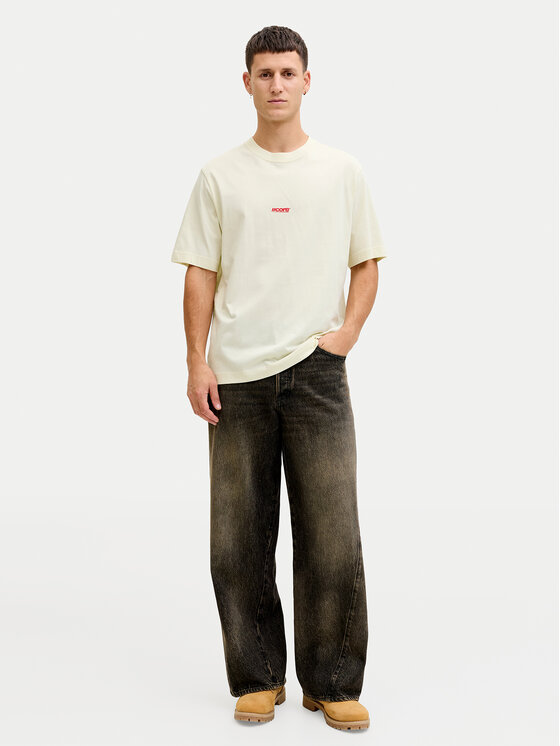 Jack & Jones Jack & Jones Camiseta Club 12289842 Amarillo Relaxed Fit