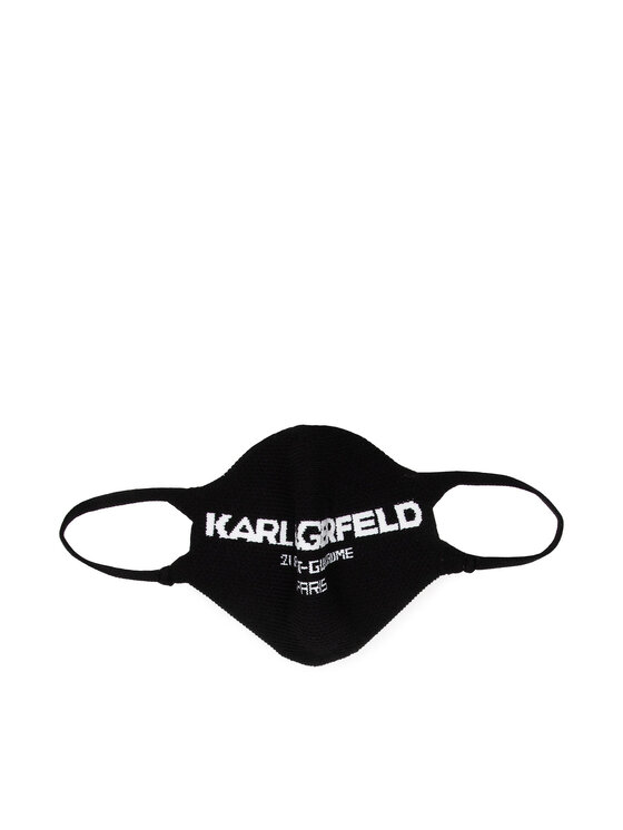 KARL LAGERFELD Szövet maszk KARL LAGERFELD 215W3913 Fekete