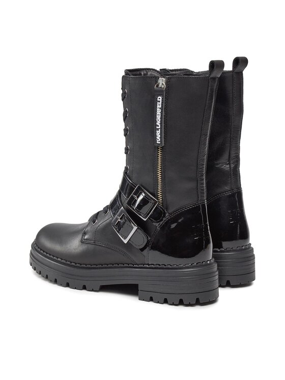 Karl Lagerfeld Kids Īsie zābaki Karl Lagerfeld Kids Z19112 M Melns