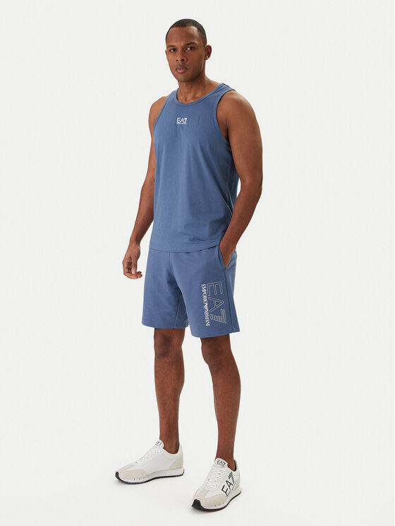 EA7 Emporio Armani EA7 Emporio Armani Camiseta sin mangas 7M000295 AF10375 Azul Regular Fit