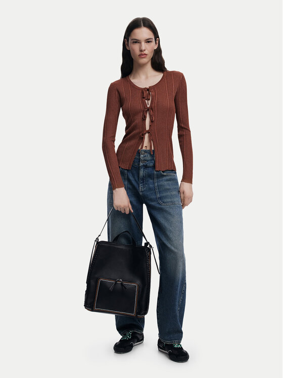 Desigual Mugursoma Desigual Trama Pretoria 25SAKP21 Melns