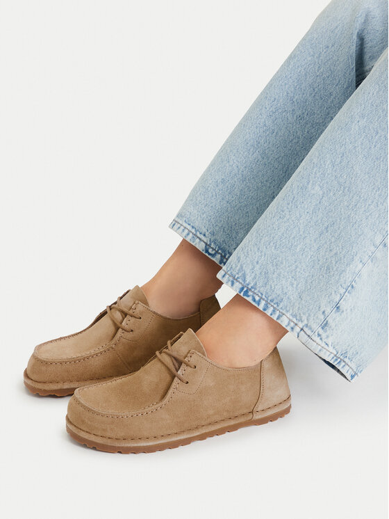 Birkenstock Półbuty Birkenstock Utti Lace 1034413 Beżowy