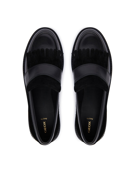 Geox Loafersy Geox D Serilda D66WYE 4323 C9999 Černá