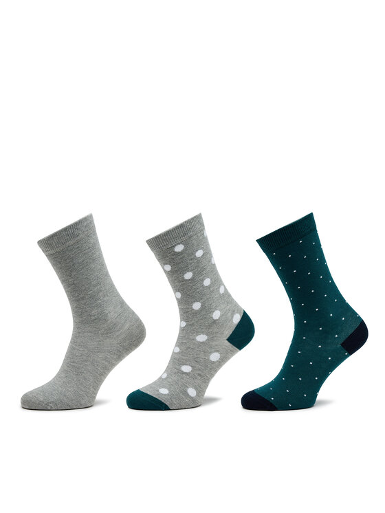 Pepe Jeans Hosszú zoknik Pepe Jeans Polkadot Cr 3P PLU30022 Szürke