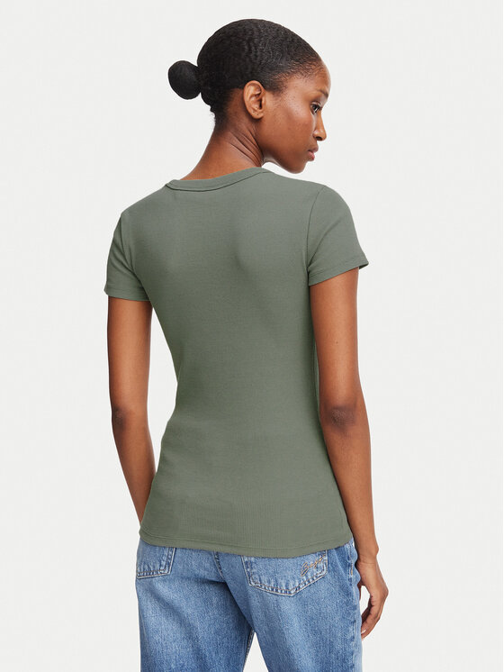 HUGO HUGO Camiseta Easy 50523924 Verde Slim Fit
