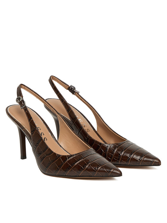 Guess Lodičky Guess FLFPLS LEP05 Hnedá