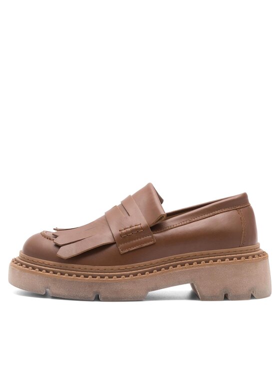 Badura Loafersy Badura SINES-23FW110-V Brązowy