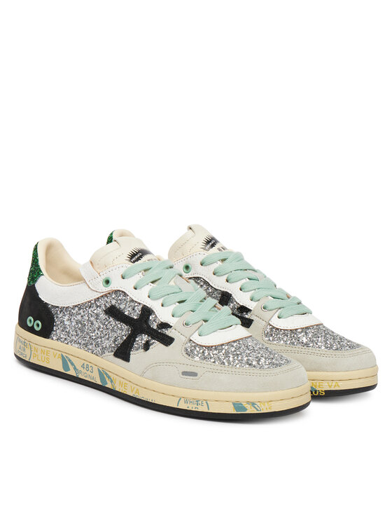 Premiata Sneakersy Premiata Clayd Var 8165 Strieborná