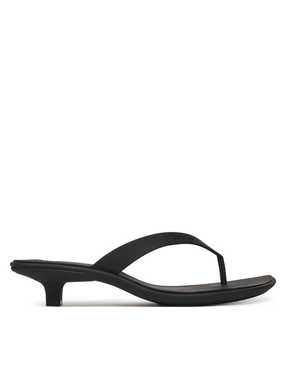Calvin Klein Žabky Calvin Klein Flip Flop Kitten Heel Thong Tpu HW0HW02965 Čierna