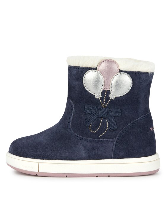 Geox Snehule Geox B Trottola Girl B364AA 00022 C0694 M Tmavomodrá