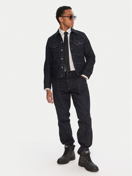 G-STAR G-Star Raw Giacca di jeans Kitoh 3D D27404-E207 Blu scuro Regular Fit