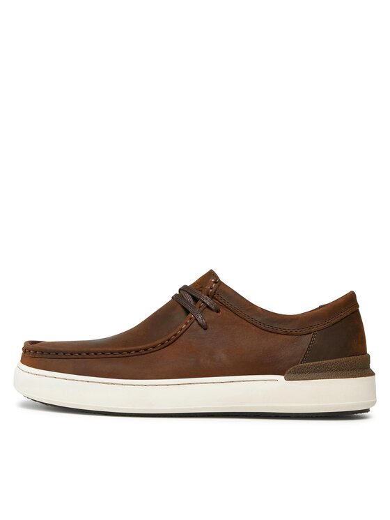 Clarks Nizki čevlji Clarks Court Lite Wally 261709317 Rjava