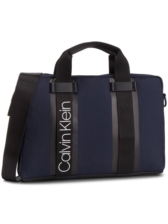 Calvin Klein Laptoptáska Calvin Klein Clash Laptop Bag K50K504228 Sötétkék