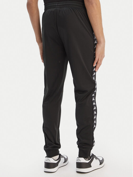 Kappa Kappa Pantalones de chándal Banda Rastoria 303KUC0 Negro Slim Fit
