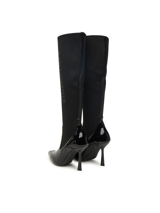KARL LAGERFELD Чоботи KARL LAGERFELD KL31373 Чорний