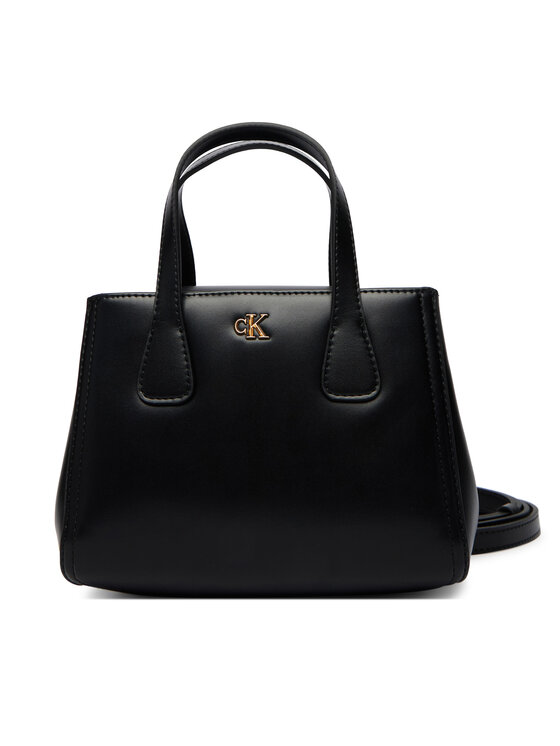 Calvin Klein Torbica Calvin Klein Ck Mini Tote Crossbody LV04F3520G Crna