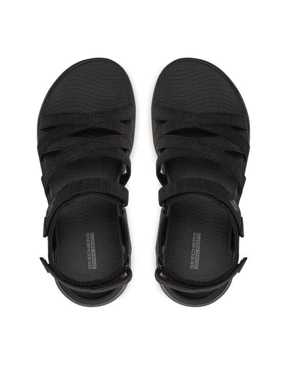 Skechers Sandály Skechers Go Walk Flex Sandal-Sunshine 141450/BBK Černá