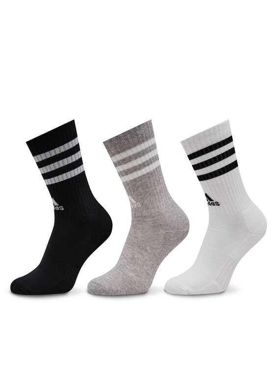 adidas Skarpety długie adidas 3-Stripes Cushioned Crew Socks 3 Pairs IC1323 Szary