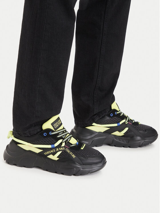 Versace Jeans Couture Снікерcи Versace Jeans Couture Fondo Speedtrack 79YA3SC3 Чорний