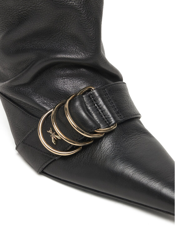 Patrizia Pepe Polokozačky Patrizia Pepe 8Y0139 L164 Černá