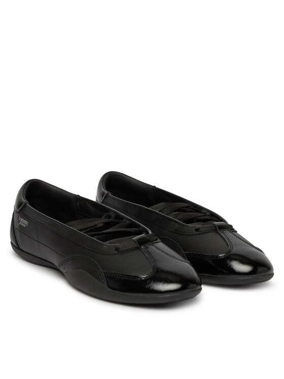 Tommy Hilfiger Μπαλαρίνες Tommy Hilfiger Tjw Ballet Sneaker EN0EN03169 Μαύρο